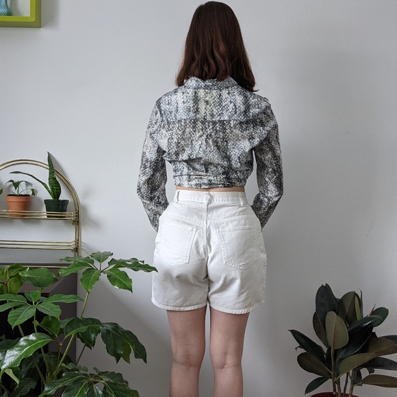 Snake Print Button up - Picture 3 of 5